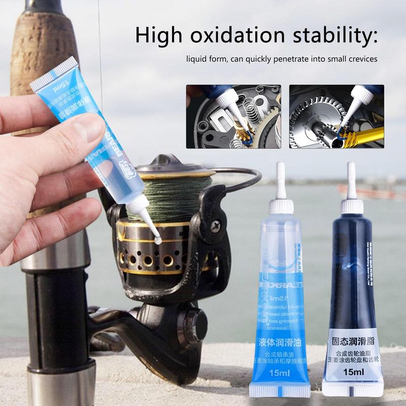 Reel Grease - Lubricante para carrete de pesca, limpiador