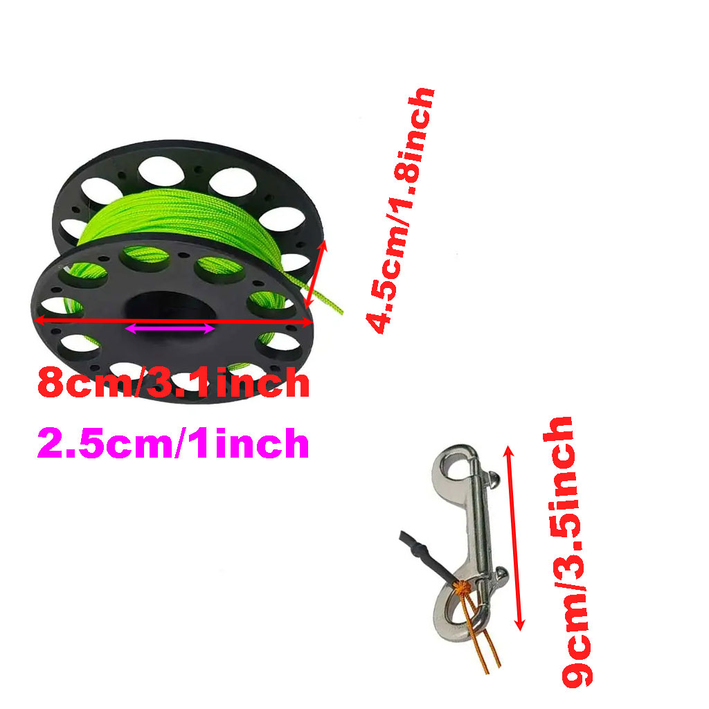 Carrete de buceo de 30M, carre - Conventional Reel reseña y precio