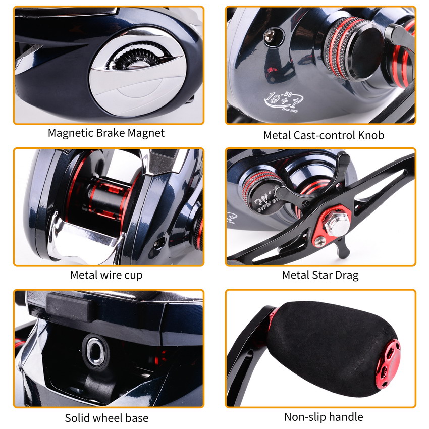Carrete de Pesca 8,0: 1 19 + 1 - Electric Reel reseña y precio
