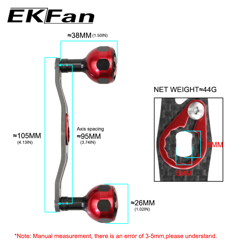 Manivela de carrete de pesca E - Reel Drag Knob reseña y precio